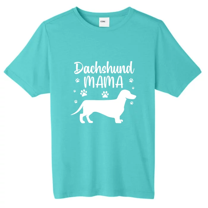 Funny Dachshund Mama Doxie Dog Lovers Gift ChromaSoft Performance T-Shirt