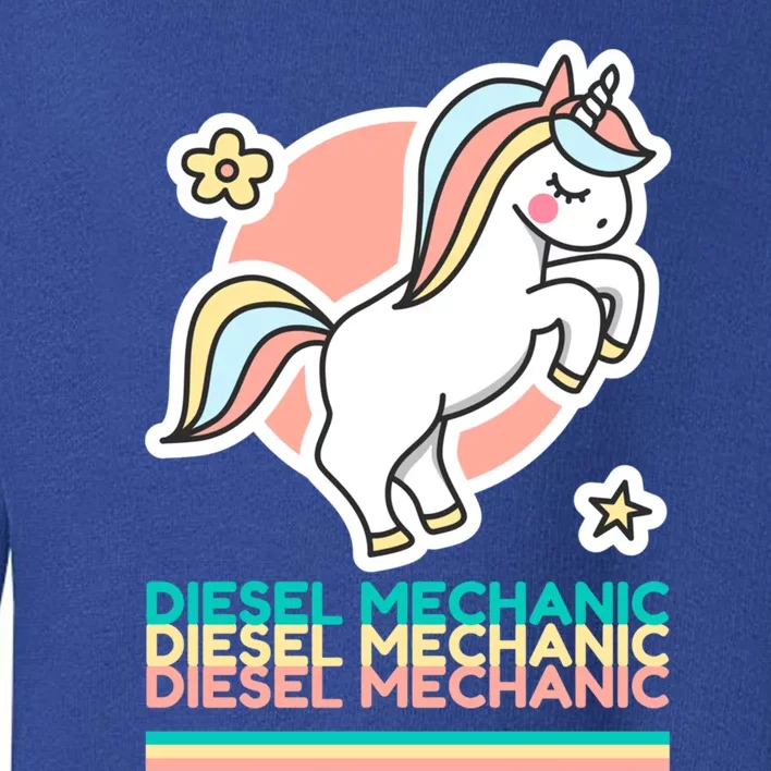 Funny Diesel Mechanic Practical Joke Gift Toddler Sweatshirt