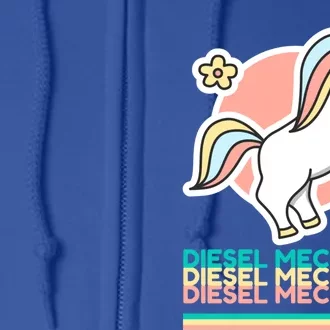 Funny Diesel Mechanic Practical Joke Gift Full Zip Hoodie