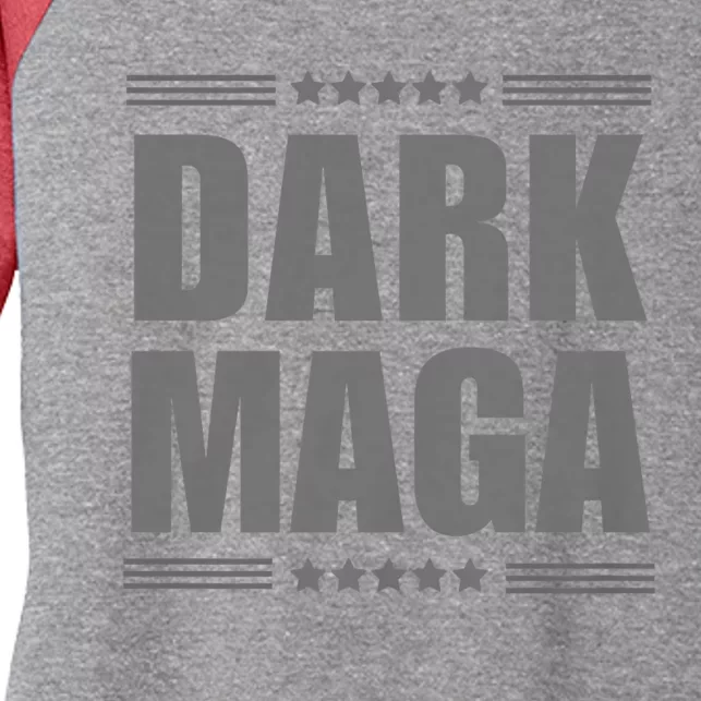 Funny Dark Maga 2024 Maga New! Dark Maga Women's Tri-Blend 3/4-Sleeve Raglan Shirt