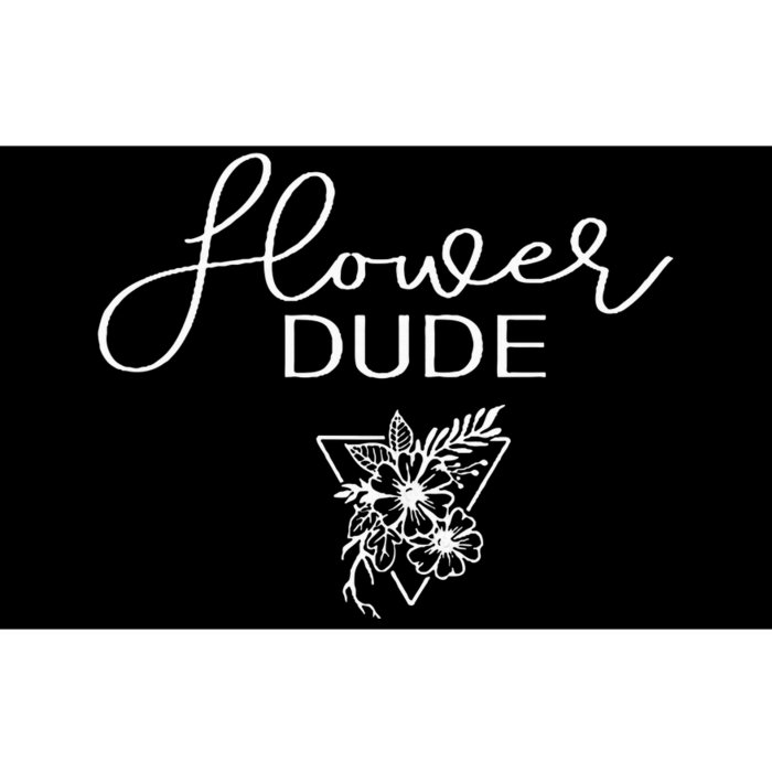 Flower Dude Man Bumper Sticker