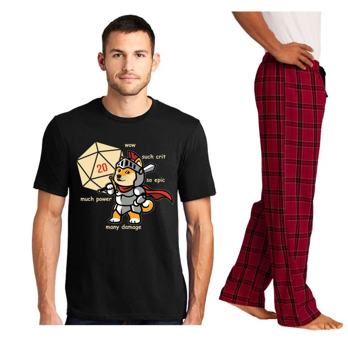 Funny DOGE Meme DnD Dungeons And Dragon Pajama Set