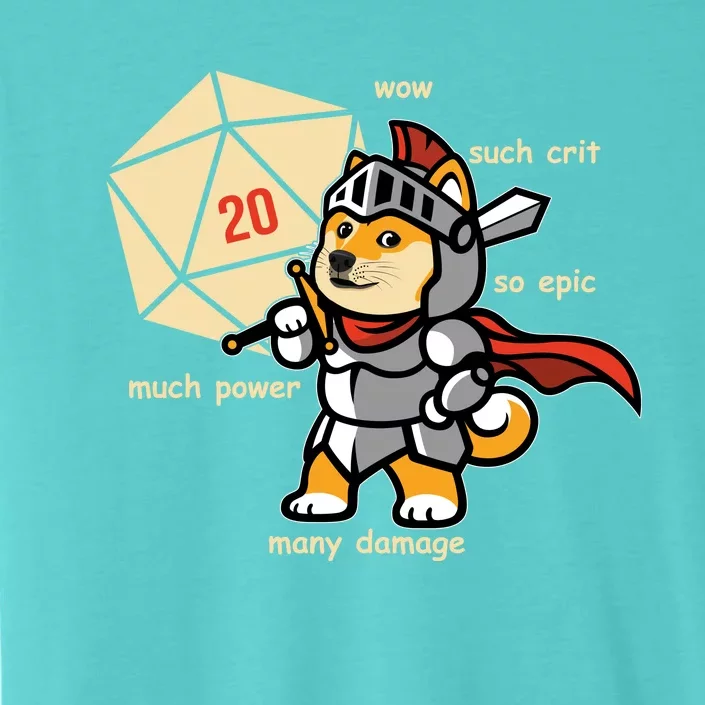 Funny DOGE Meme DnD Dungeons And Dragon ChromaSoft Performance T-Shirt