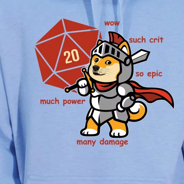 Funny DOGE Meme DnD Dungeons And Dragon Unisex Surf Hoodie