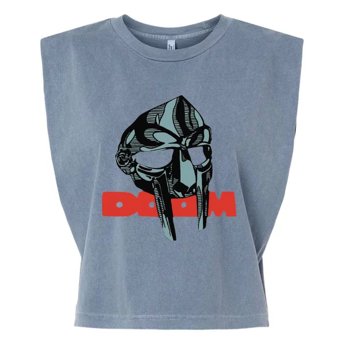 Funny Doom Mask All Caps Madvillain Mf Garment-Dyed Women's Muscle Tee