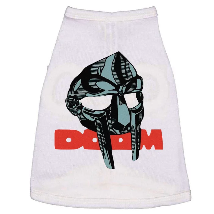 Funny Doom Mask All Caps Madvillain Mf Doggie Tank