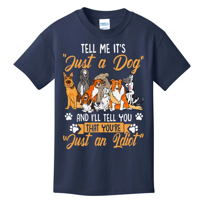 Funny Dog Motif With Dog Saying Kids T-Shirt