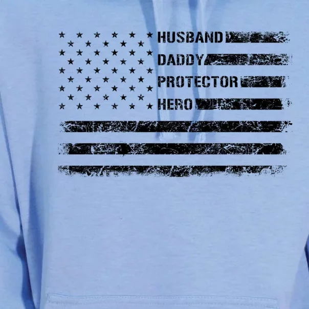 FatherS Day Meaningful Gift I Husband Daddy Protector Hero Funny Gift Unisex Surf Hoodie