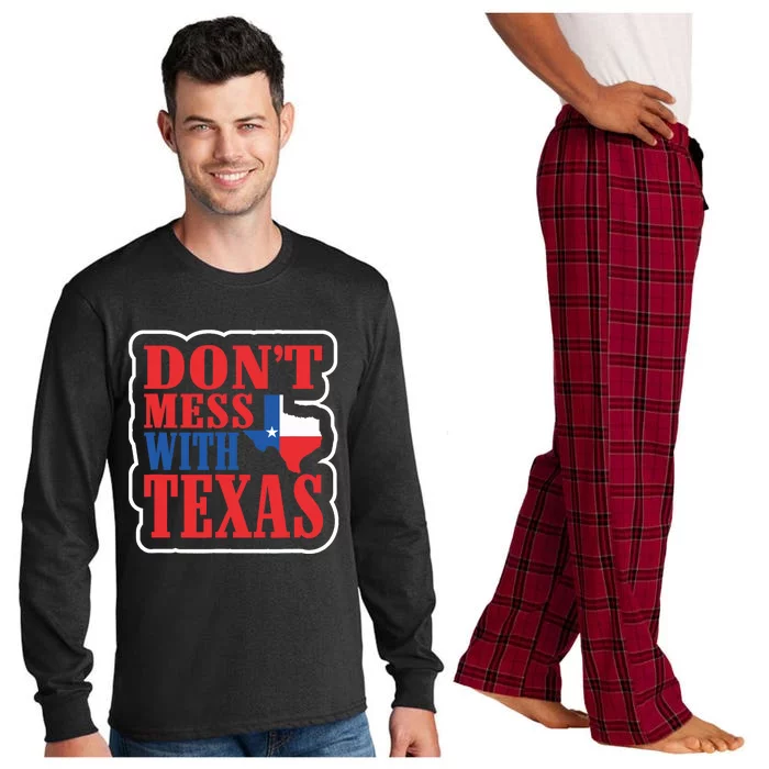 Freedom Don't Mess With The Texas Gift Long Sleeve Pajama Set