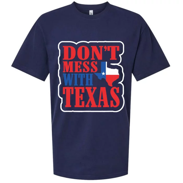 Freedom Don't Mess With The Texas Gift Sueded Cloud Jersey T-Shirt