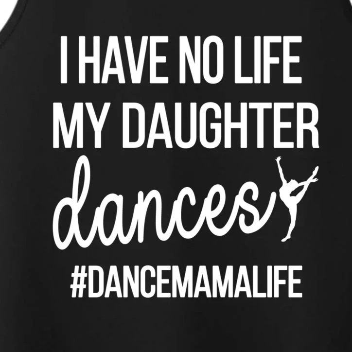 Funny Dance Mama Dance Mom Of A Dancer Mom Cool Gift Performance Tank