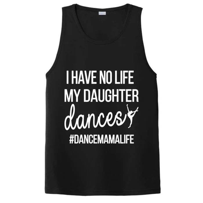 Funny Dance Mama Dance Mom Of A Dancer Mom Cool Gift Performance Tank