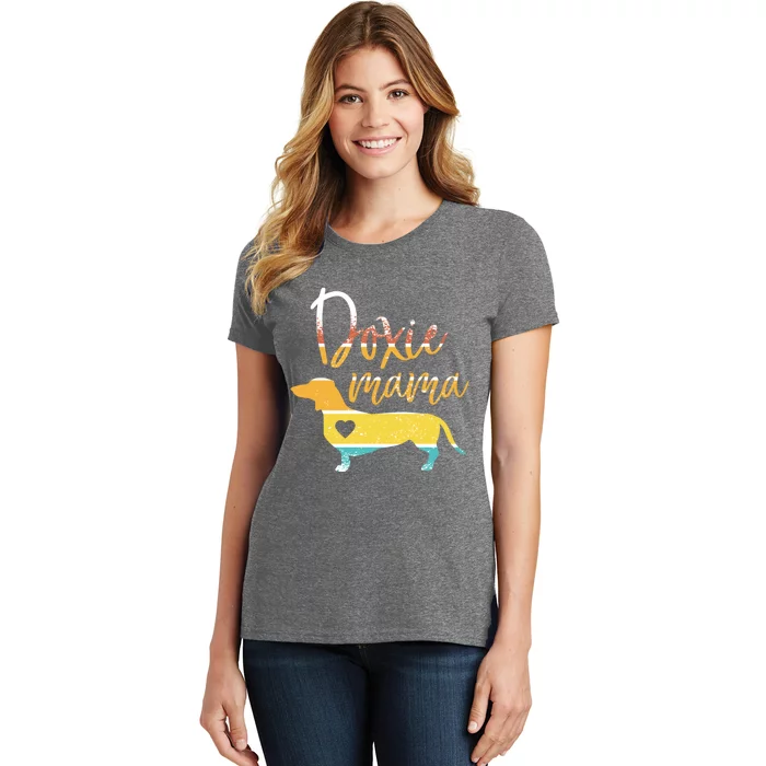 Funny Doxie Mama Dachshund Lovers Gift Women's T-Shirt