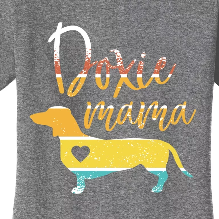 Funny Doxie Mama Dachshund Lovers Gift Women's T-Shirt