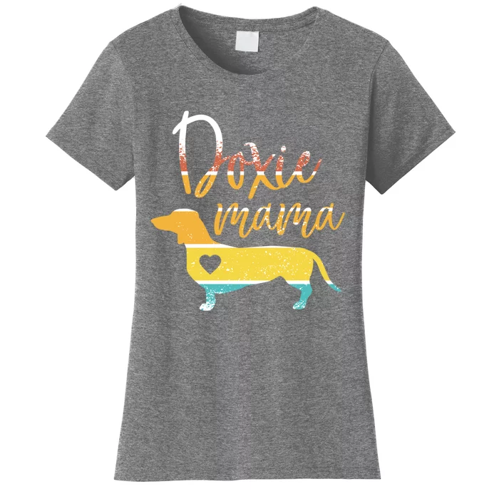 Funny Doxie Mama Dachshund Lovers Gift Women's T-Shirt