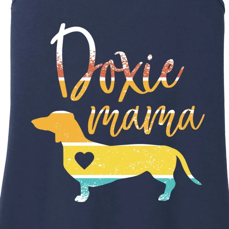 Funny Doxie Mama Dachshund Lovers Gift Ladies Essential Tank