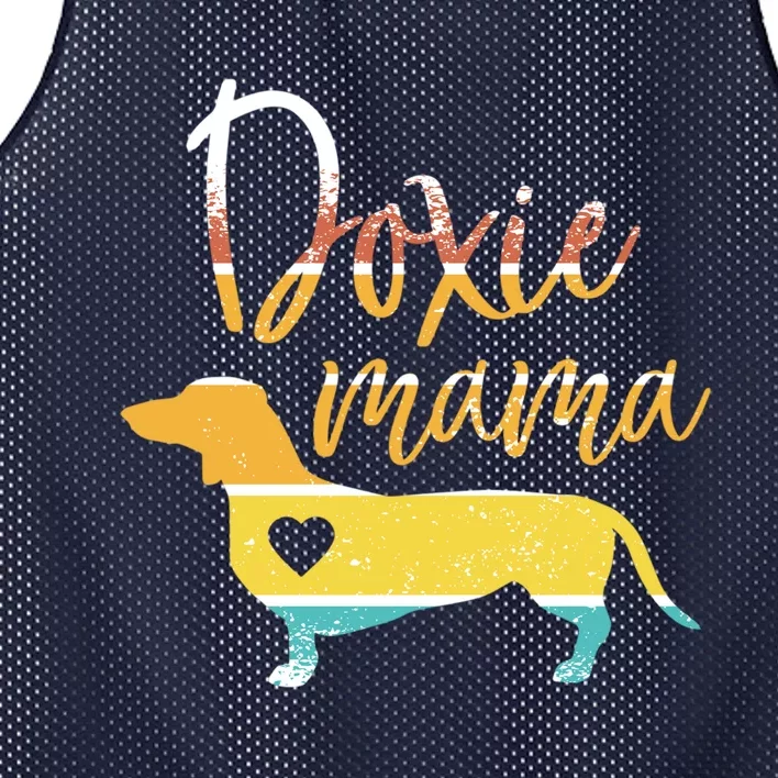 Funny Doxie Mama Dachshund Lovers Gift Mesh Reversible Basketball Jersey Tank