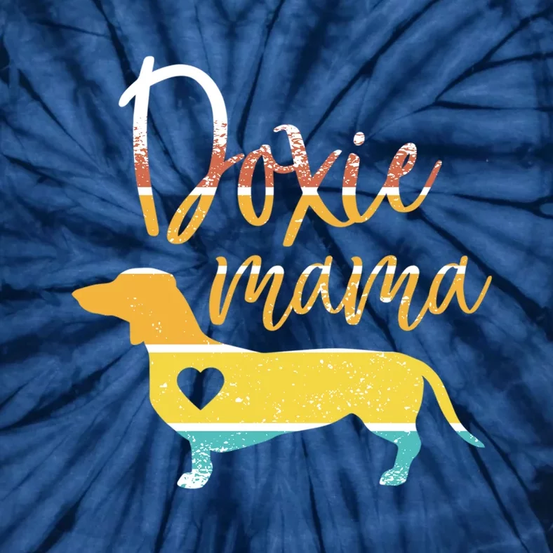 Funny Doxie Mama Dachshund Lovers Gift Tie-Dye T-Shirt