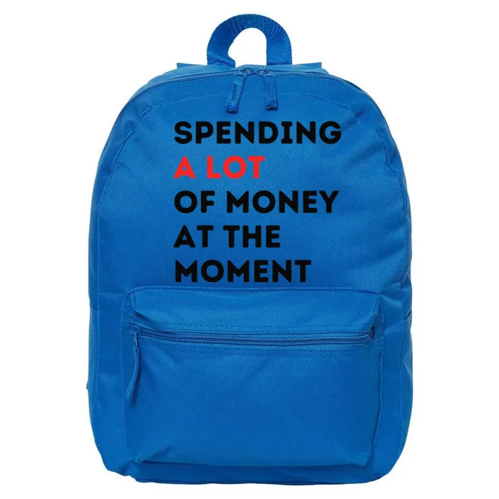 Funny Dad Mom Parents Day Spending A Lot Money At The Moment 16 in Basic Backpack