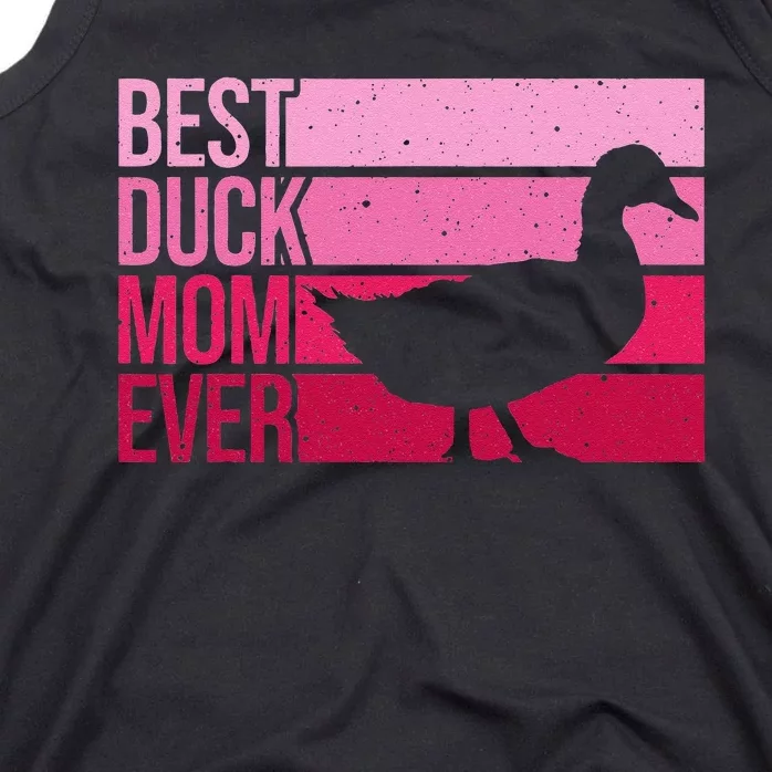 Funny Duck Mom Art For Womens Mother's Day Duck Lovers Tank Top