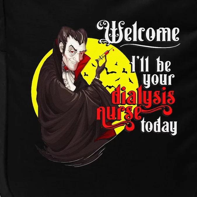 Funny Dialysis Nurse A Vampire Dialysis Nurse Impact Tech Backpack