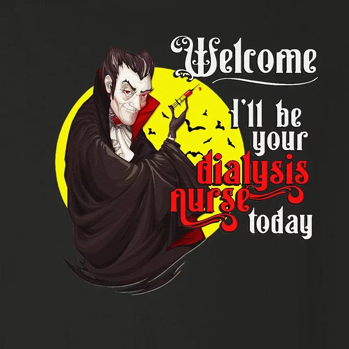 Funny Dialysis Nurse A Vampire Dialysis Nurse Toddler Long Sleeve Shirt