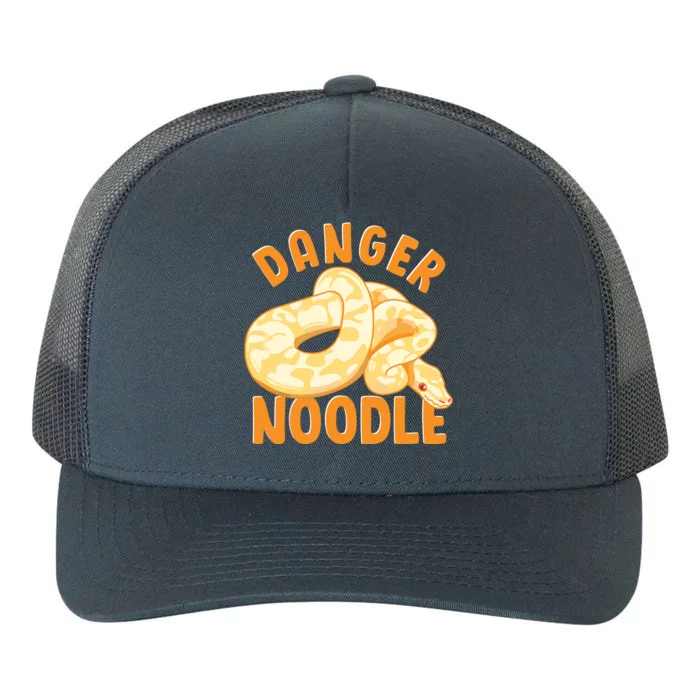 Funny Danger Noodle Snake Boy Snakes Meme Ball Python Yupoong Adult 5-Panel Trucker Hat