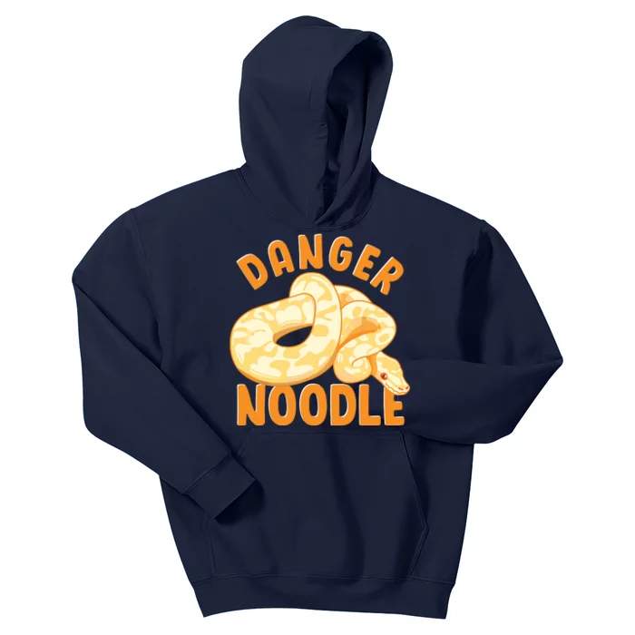 Funny Danger Noodle Snake Boy Snakes Meme Ball Python Kids Hoodie