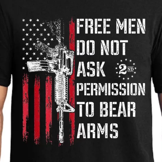 Free Do Not Ask Permission To Bear Arms Pajama Set