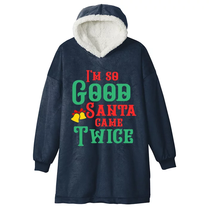 Funny Dirty Naughty Inappropriate Christmas Adult Sexy Xmas Cute Gift Hooded Wearable Blanket