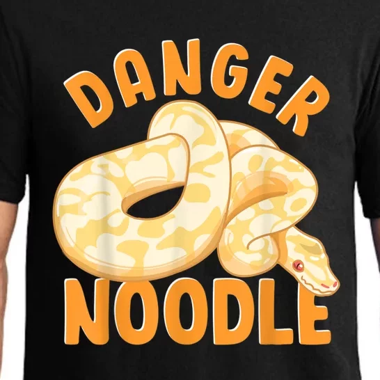 Funny Danger Noodle Snake Boy Snakes Meme Ball Python Pajama Set