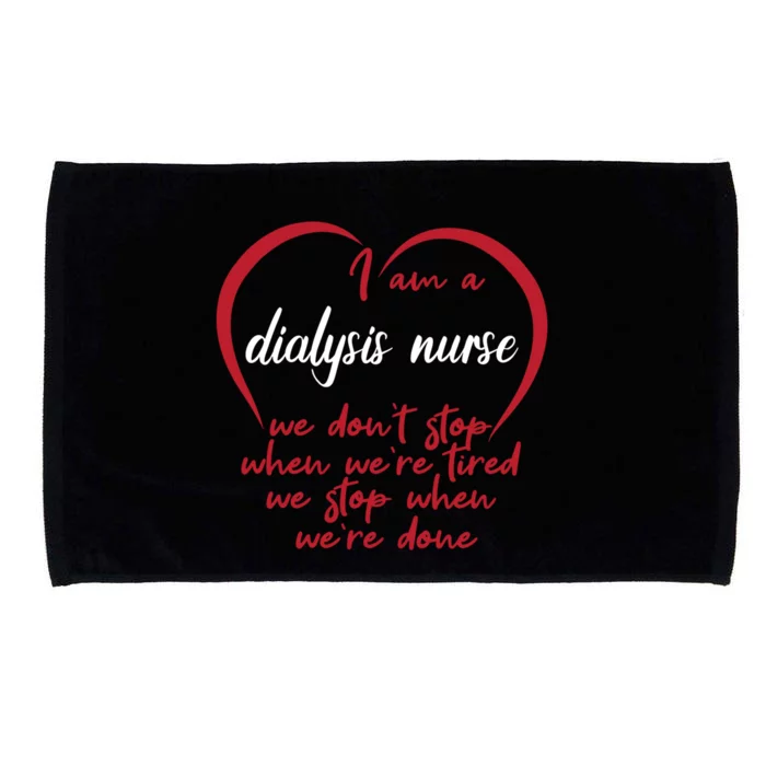 Funny Dialysis Nurse Gift Microfiber Hand Towel