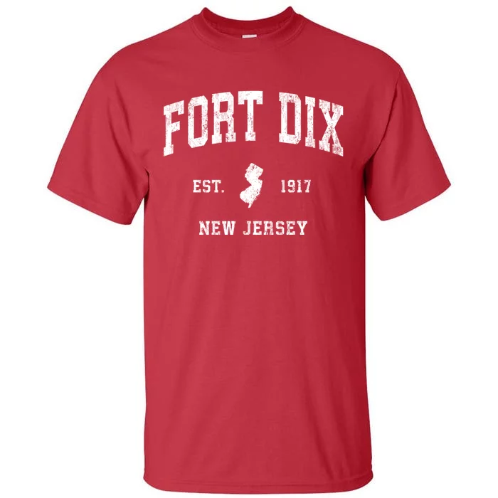 Fort Dix New Jersey Nj Vintage Athletic Tall T-Shirt