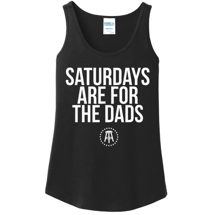 Fathers Day New Dad Gift Saturdays Are For The Dads Ladies Essential Tank