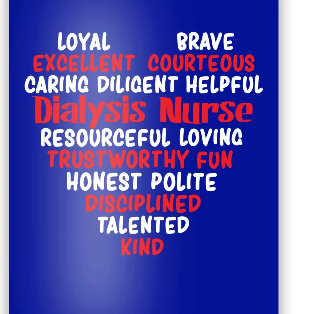 Funny Dialysis Nurse Great Gift Poster