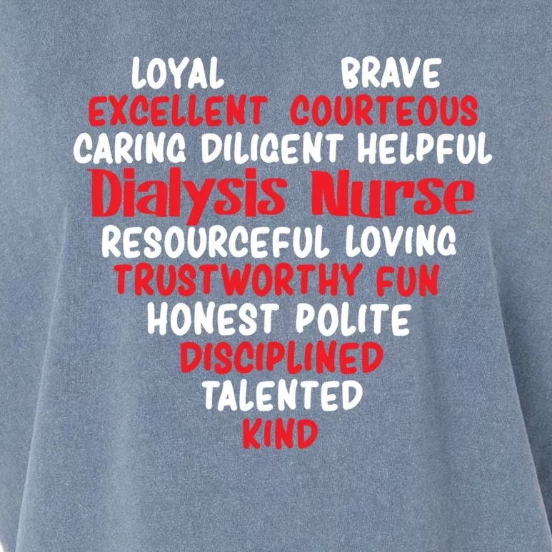 Funny Dialysis Nurse Great Gift Garment-Dyed Women's Muscle Tee