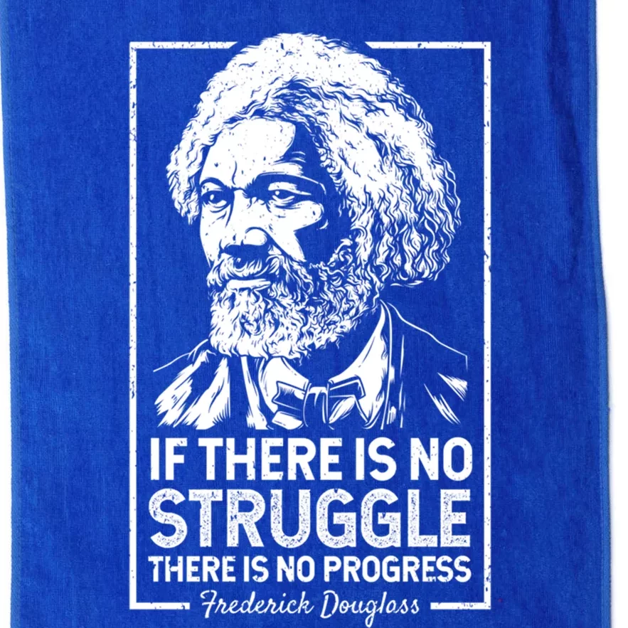 Frederick Douglas No Struggle Progress Black History Gift Platinum Collection Golf Towel