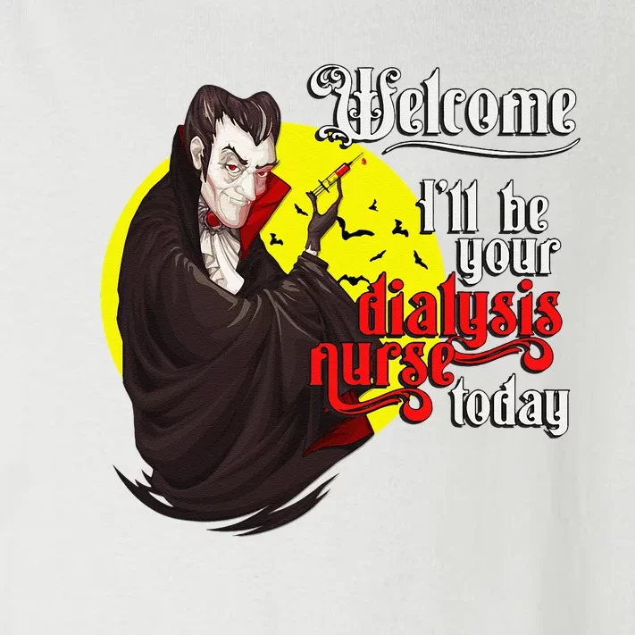 Funny Dialysis Nurse A Vampire Dialysis Nurse Toddler Long Sleeve Shirt