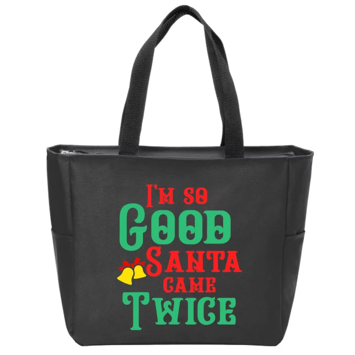 Funny Dirty Naughty Inappropriate Christmas Adult Sexy XMAS TShirt Zip Tote Bag