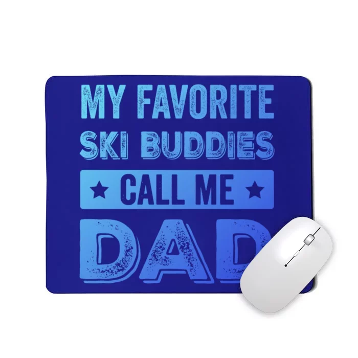 Fathers Day Novelty For Funny Ski Dad Gift Mousepad