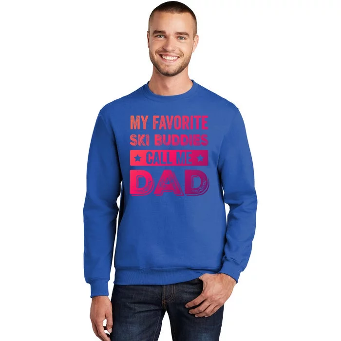 Fathers Day Novelty For Funny Ski Dad Gift Sweatshirt