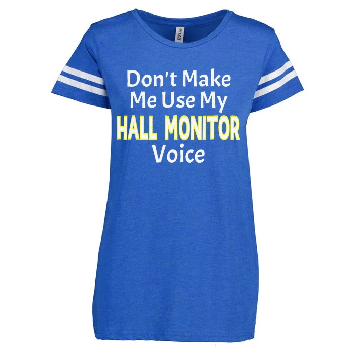 First Day Of School Hall Monitor Enza Ladies Jersey Football T-Shirt