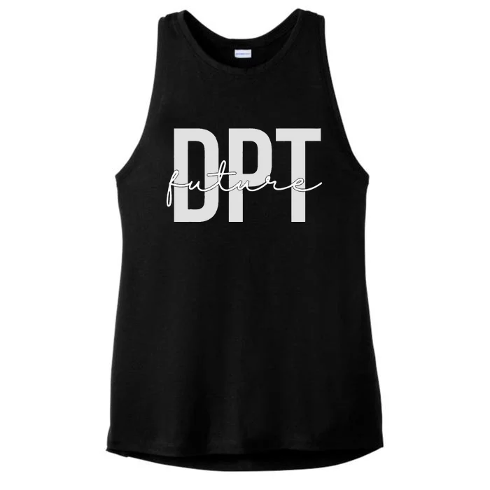 Future Doctor of Physical Therapy DPT Physical Therapist PTA Ladies Tri-Blend Wicking Tank