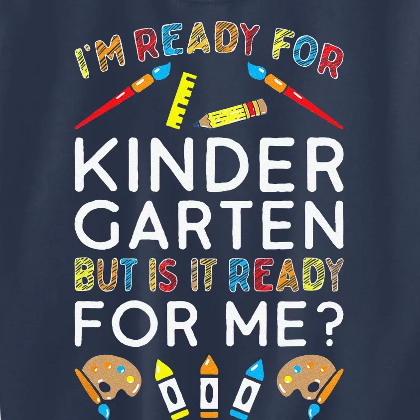 First Day Of Kindergarten Funny Back To School Gift Kids Sweatshirt