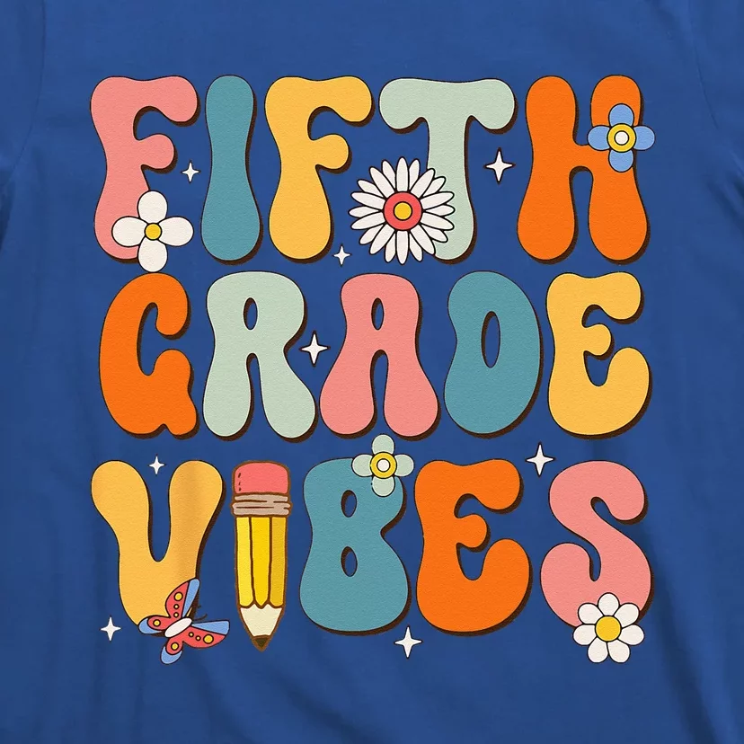 First Day Of School Fifth Grade Vibes Back To School T-Shirt