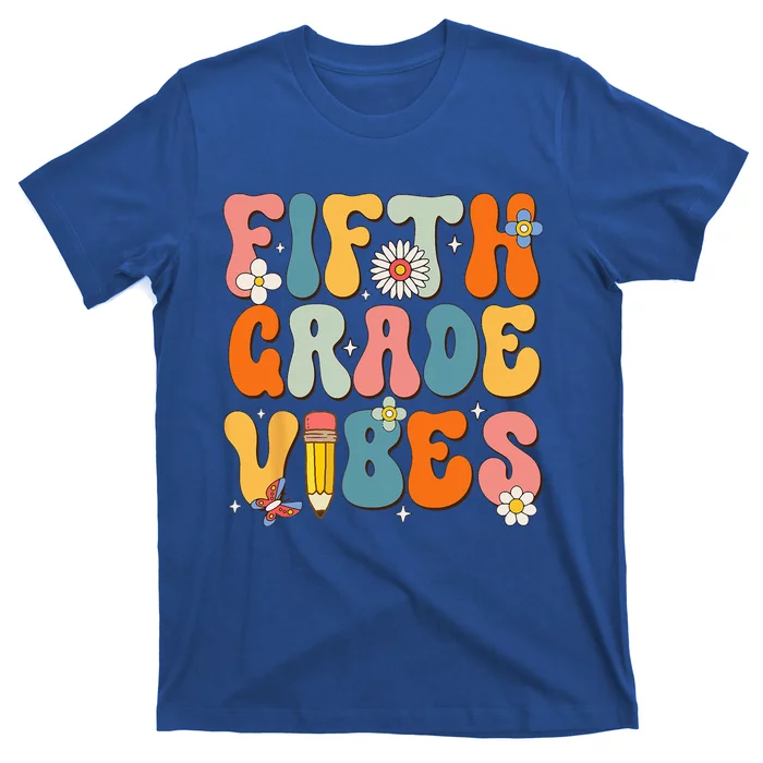 First Day Of School Fifth Grade Vibes Back To School T-Shirt