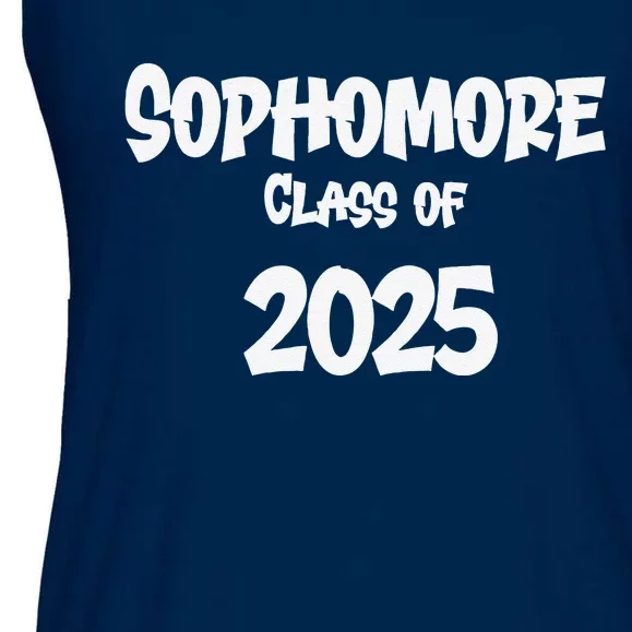 First Day Of Sophmore Year Tenth Grade Back To School 2025 Ladies Essential Flowy Tank