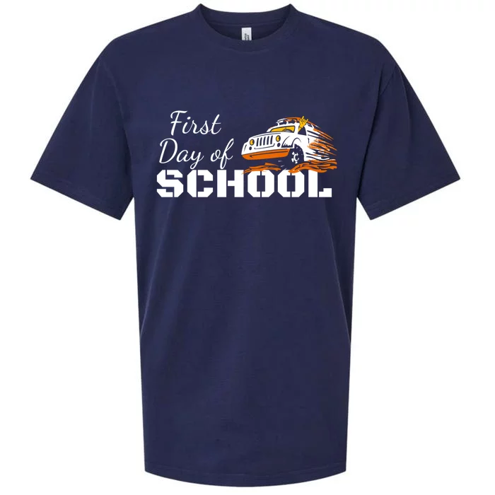 First Day Of School This Is How I Roll Great Gift Sueded Cloud Jersey T-Shirt