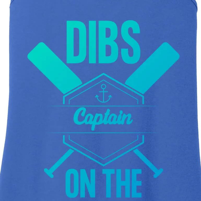 Funny Dibs On The Captain Captain Wife Funny Gift Ladies Essential Tank