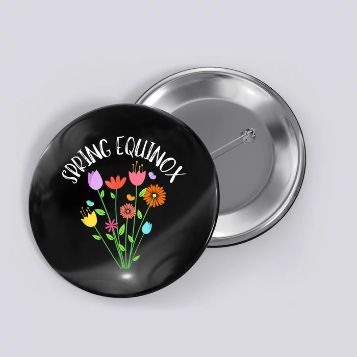 First Day Of Spring Equinox Button